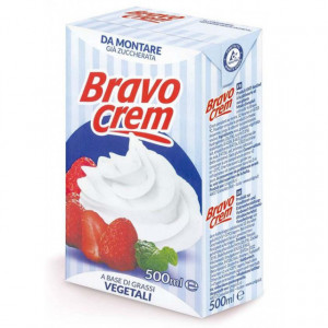 Bravo Cream. Panna Vegetale già zuccherata