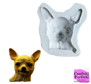 Cane Chihuahua. Stampo in Silicone ad alta definizione