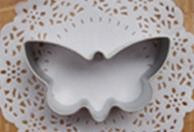 Casa, Farfalla, Ottagono,Quadrato,Fiore,Cuore e Stella. Set di 7 stampi in metallo.
