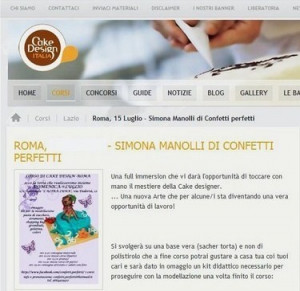 Corso di Modelling  e Wafer Paper a Roma.