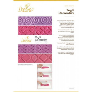 Effetto Trapunta. Kit di 4 Fogli Decorativi. Decora.