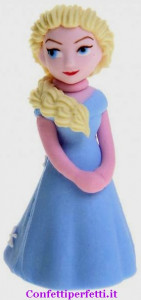 Elsa del film Frozen 3D in pasta di zucchero.