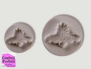 Grande Decoro Rococo Barocco. Set di 4 stampi