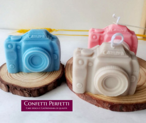 Macchina Fotografica. Stampo in silicone. Per Cioccolato Pasta di Zucchero Saponi Candele Porcellana ecc.
