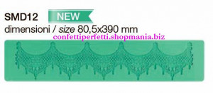 Nuovissima Greca in silicone per decoro Linea Magic Decor SMD12 Pavoni.