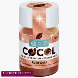 Oro-Rosa Metallizzato. SK Professional COCOL. Colorante forte per Cioccolato. Squires Kitchen