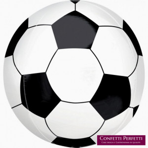 Pallone Calcio Soccer Ball. Palloncino in Mylar Orbz di 45 cm. Gonfiabile a Elio o Aria