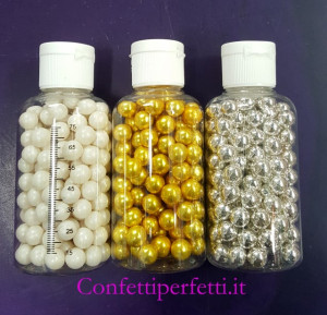 Perle 8 mm Metallizzate Lucide di zucchero!!