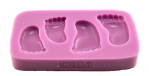 piedini Neonato Stampo in silicone