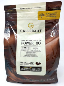 Power 80. Cioccolato Fondente Callebaut