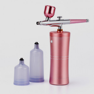 Rosa. Aerografo con ricarica USB. Il primo Portatile con Compressore e Batteria integrata!!