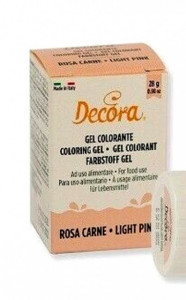 ROSA CARNE Gel 28 g. Nuovo Colorante Alimentare. Decora.