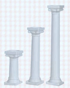 Set 4 Colonne greche Grecian Pillars.