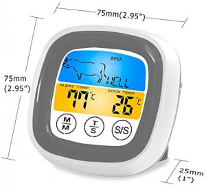 Termometro Bluetooth con Sonda e controllo digitale per la carne