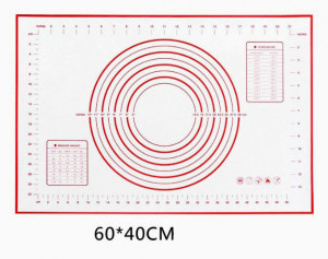 XXL 400 x 600. Grande Tappetino graduato Antiaderente in silicone