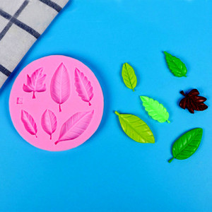 6 Foglioline. Stampo Foglie piccole in silicone