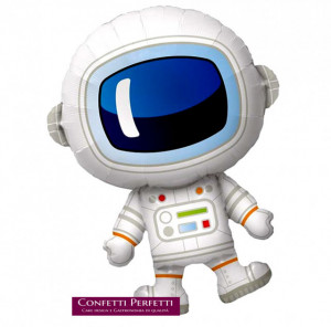 Astronauta. Palloncino Metalfoil di 83 x 60 cm. Gonfiabile a Elio