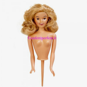 Bambola Barbie con Puntale Bionda. Wilton