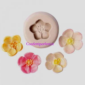 Blossom 1. Fiore a 5 Petali. Venatore in silicone