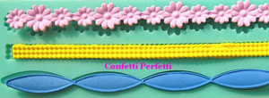 Bordi Perle Fiori e Drappi. Stampo in silicone