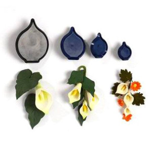 Calla Lily. Set 4 stampi in plastica