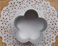 Casa, Farfalla, Ottagono,Quadrato,Fiore,Cuore e Stella. Set di 7 stampi in metallo.