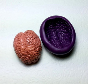 Cervello. Spettacolare stampo in silicone