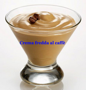 Crema Fredda al caffè. 70 porzioni. Fabbri
