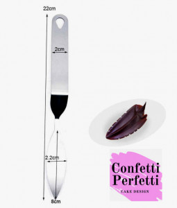 Foglia 22 x 80 mm. Per decorazioni in cioccolato