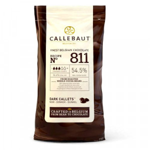 Fondente 53,8%. Cioccolato Callets Dark. Callebaut