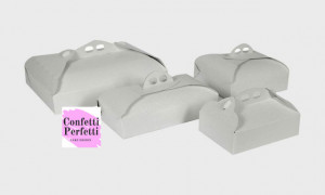 Grande Scatola 45 x 55 Rettangolare Ramage per trasporto Torta e Dolci