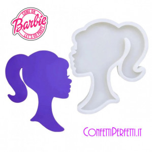 Grande Viso Profilo Barbie. Stampo in silicone