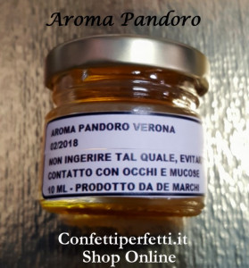 Pandoro Verona. Aroma liquido. Gusto Intenso.