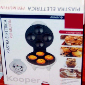 Piastra elettrica per Muffin, Kooper.