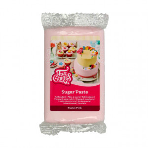 Rosa Pastello. Pasta di zucchero FunCakes. 250 gr. Pastel Pink.Senza Glutine e Kosher
