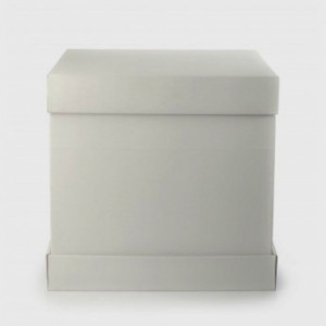 Scatola Monumentale 50 x 50 con Altezza 50 cm per Wedding Cake. Cartone Robusto per Torte da Matrimonio. Poliart