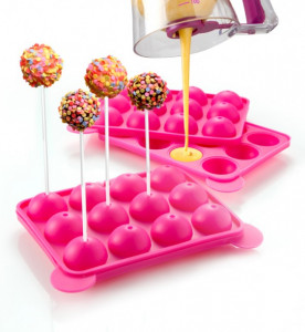Set 2 Stampi in silicone per Cakes Pops.