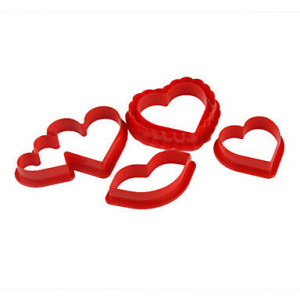 Sexy labbra e Cuore. Tagliapasta in plastica