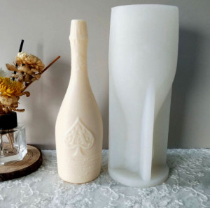 Stampo Bottiglia Champagne Armand de Brignac Asso di Spade