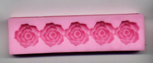 Stampo in silicone 5 Rose