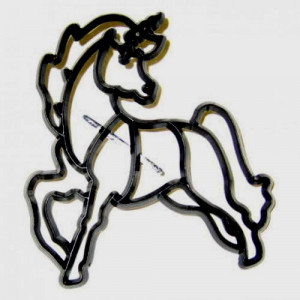 Unicorno. Stampo Tagliapasta Patchwork Cutter in plastica