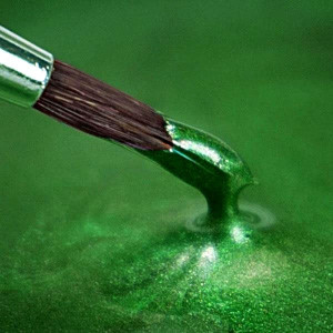 Verde Agrifoglio Metallizzato. Colorante in gel. Rainbow Dust