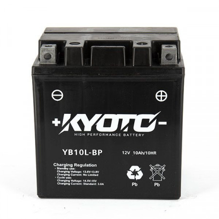 BATTERIA KYOTO SLA PRECARICATA YB10L BP 12V PIAGGIO BEVERLY 500 VESPA GT 200 GTS 250