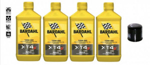 BARDAHL XT4-S C60 10W60 OLIO MOTO SINTETICO RACING + FILTRO OLIO HF303