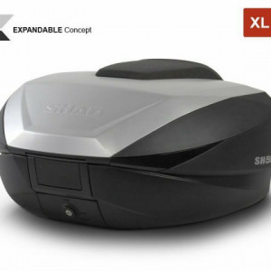SHAD SH59X BAULETTO ESPANDIBILE 46>52>58 LT ALLUMINIO + PIASTRA UNIVERSALE MOTO