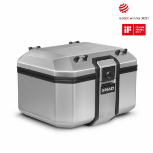 SHAD BAULETTO TR48 TOP CASE ALLUMINIO VALIGIA PER MOTO ALUMINIUM