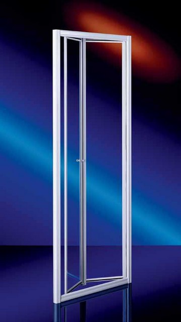 Porta doccia battente Zaffiro 90 cm cristallo trasparente 5mm altezza 190 cm