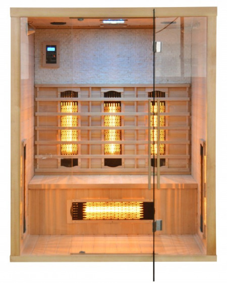 SAUNA INFRAROSSO PER 3 PERSONE "C03" 150x110cm