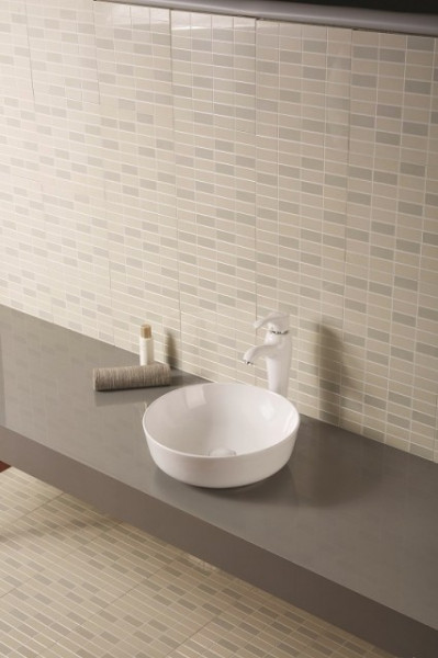 Lavabo da appoggio in ceramica circolare 41,5 h13.5 "811"