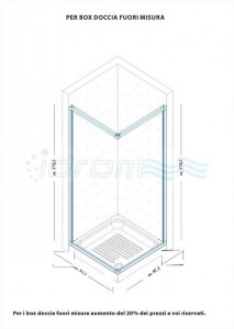 BOX SOPRAVASCA IN PVC DUE LATI APERTURA CENTRALE "IDTAAC"